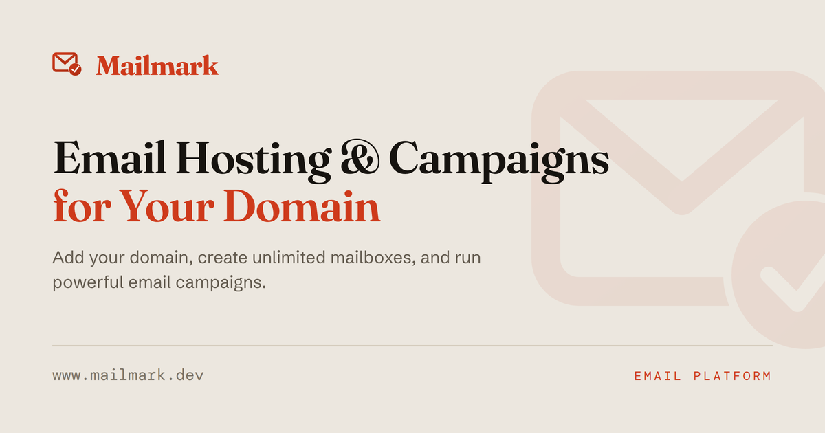 Mailmark - One Email Platform for All Your Products